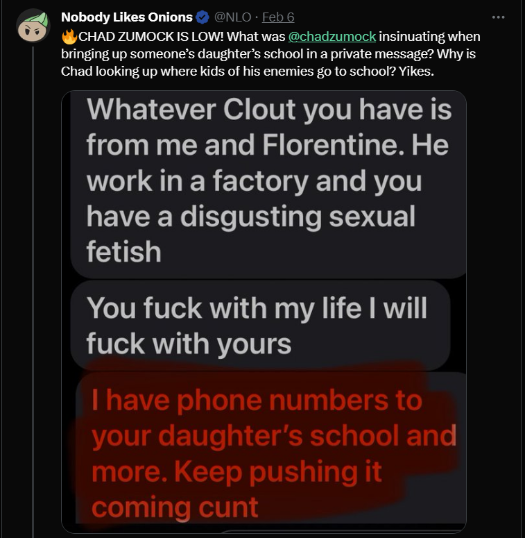 Screenshot of a social media post quoting messages, 3 of 3